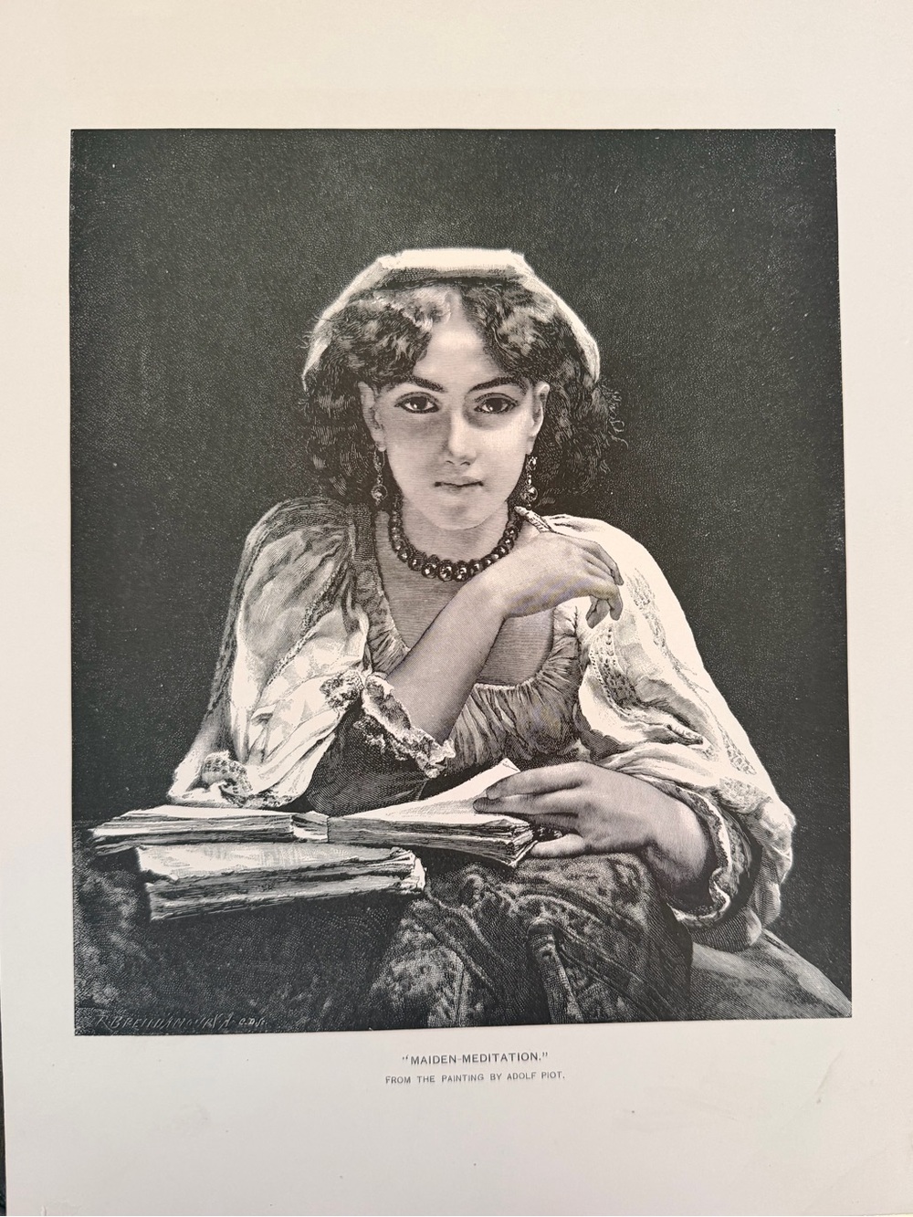 Antique engraving print collection